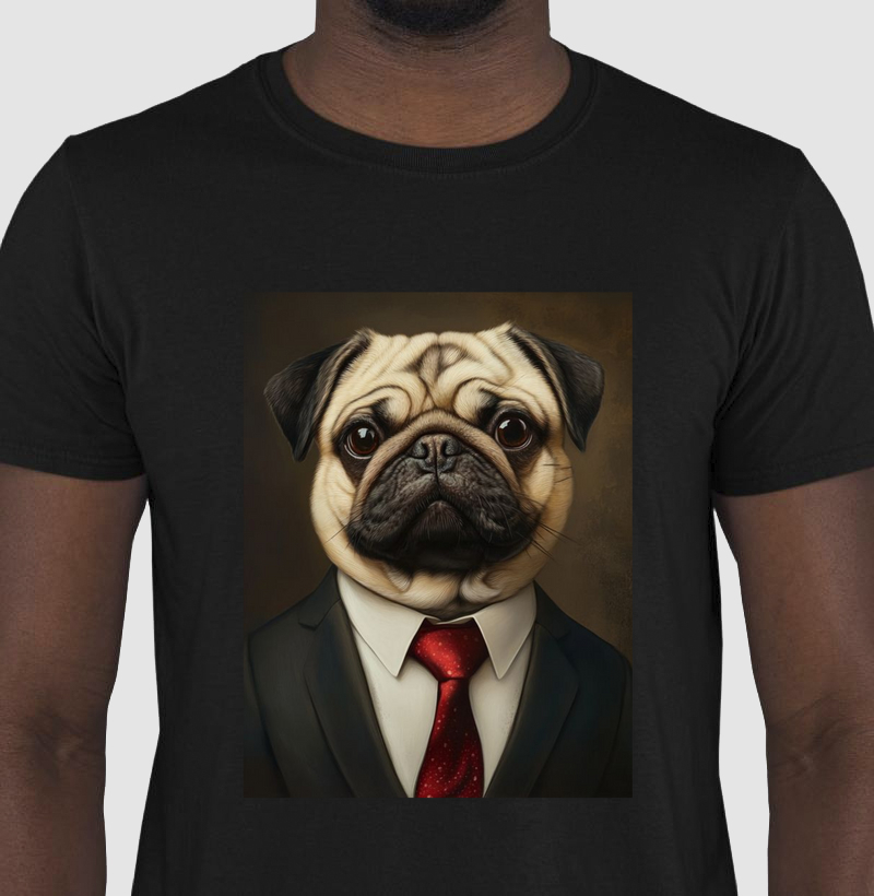 Meu Pug Elegante 