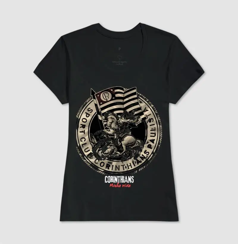 Camisa 100%algodão, C minha vida 