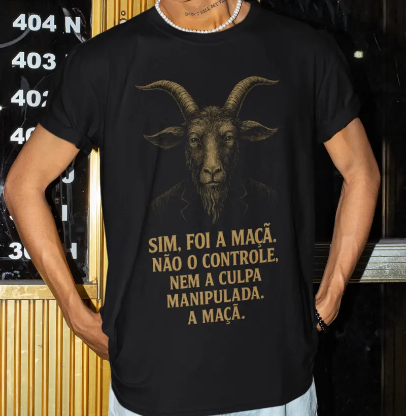 Sim. Foi a maçã.
