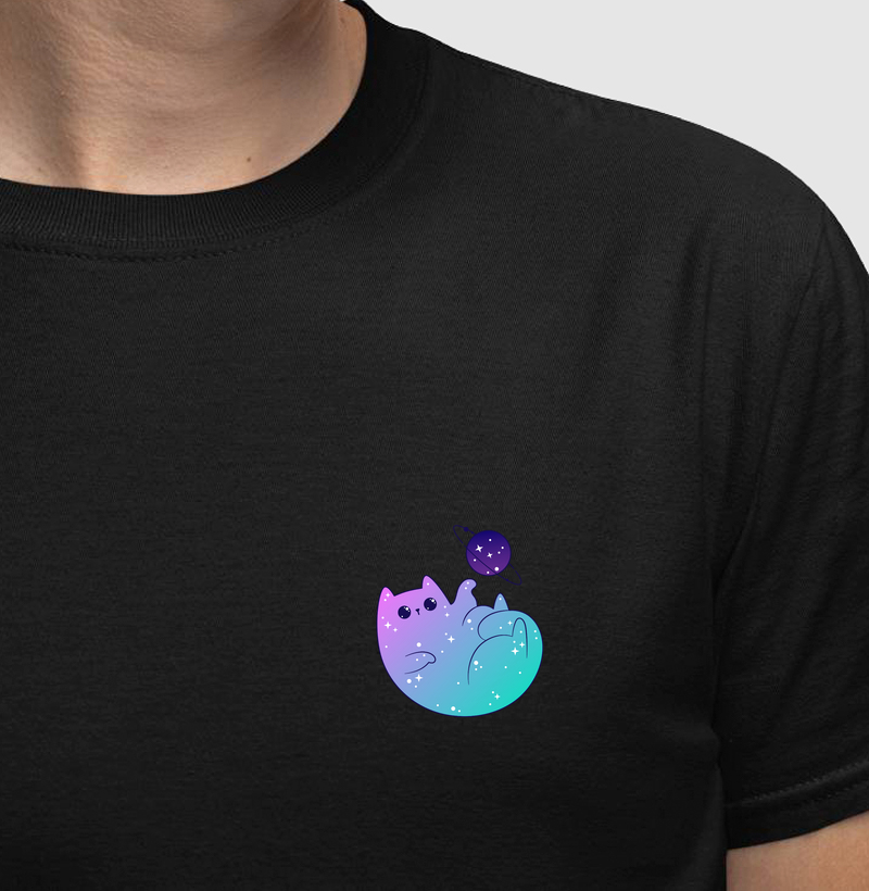 Camiseta- Universo dos gatos