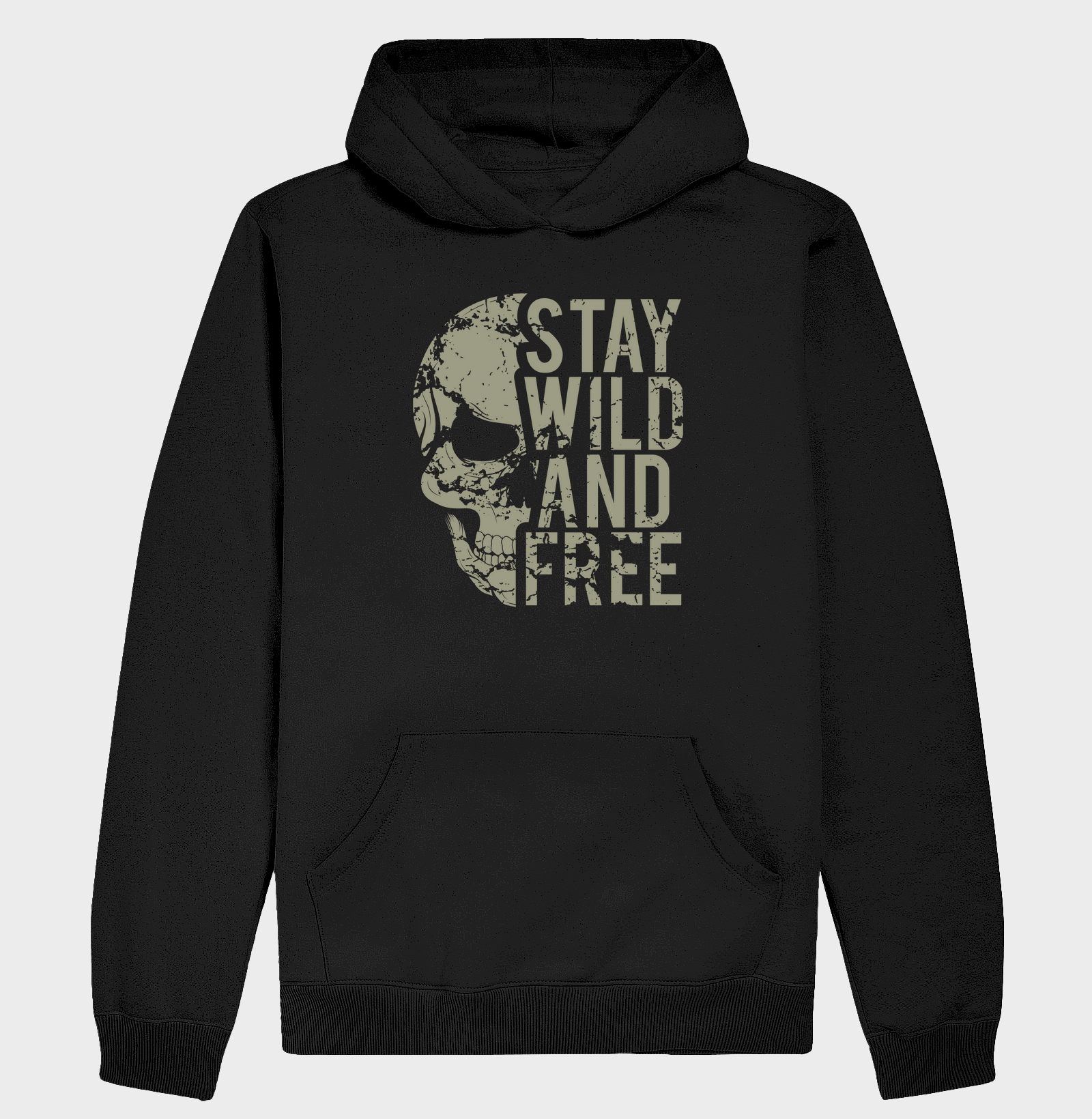 Skull Stay Wild and Free