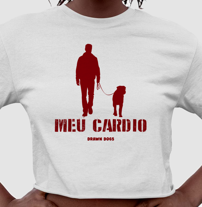 Meu cardio - homem e cachorro