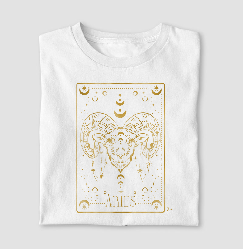 Camiseta Signos ÁRIES - LETTER