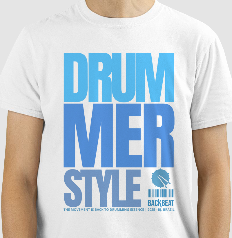 Camiseta Classic Drummer Style - Cores