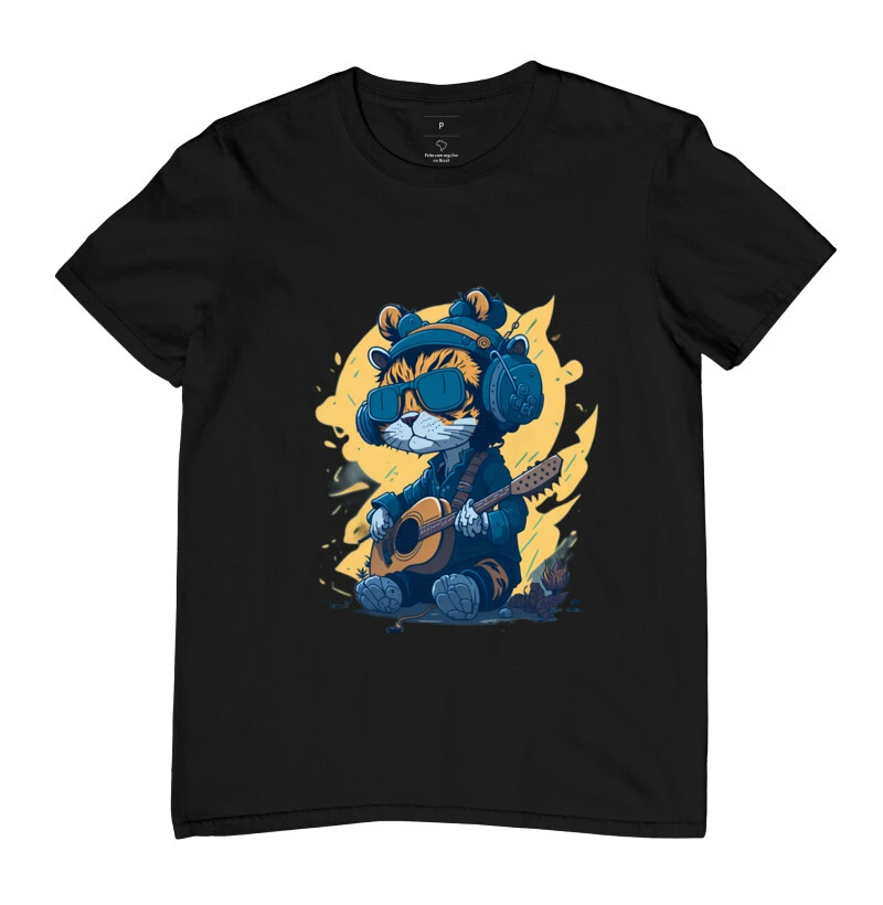 Camiseta Adulta - Bebê Tigre