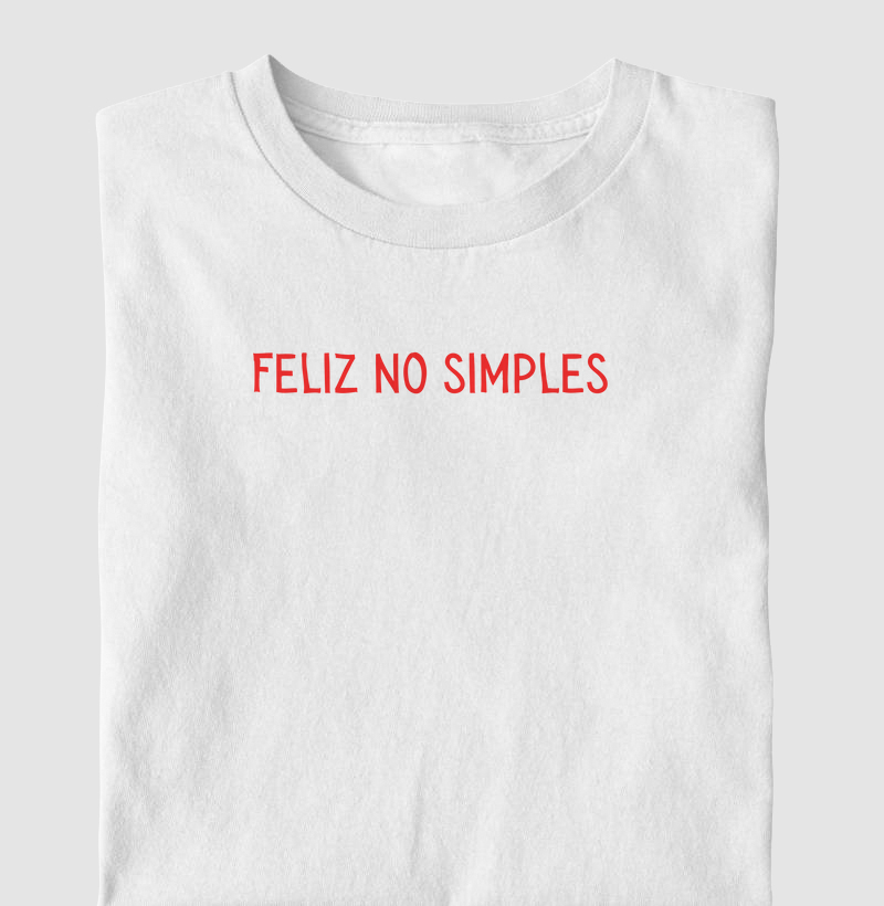 Camiseta | Feliz no simples