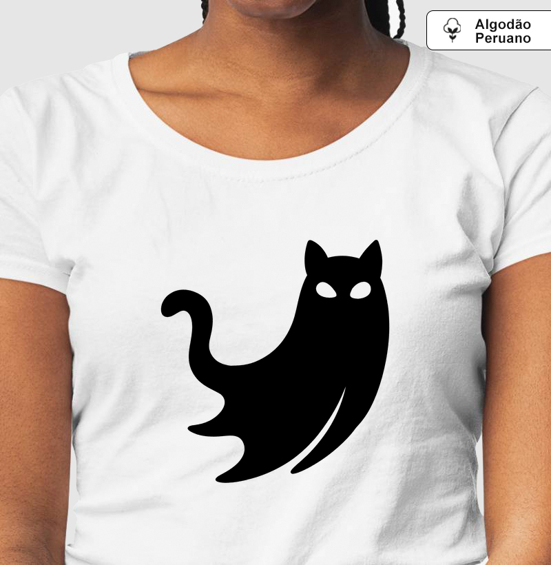 Gato Fantasma (fundo claro)