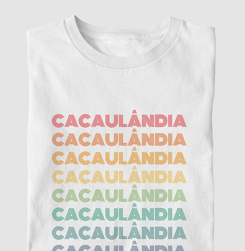 Cacaulândia Letreiro Retrô