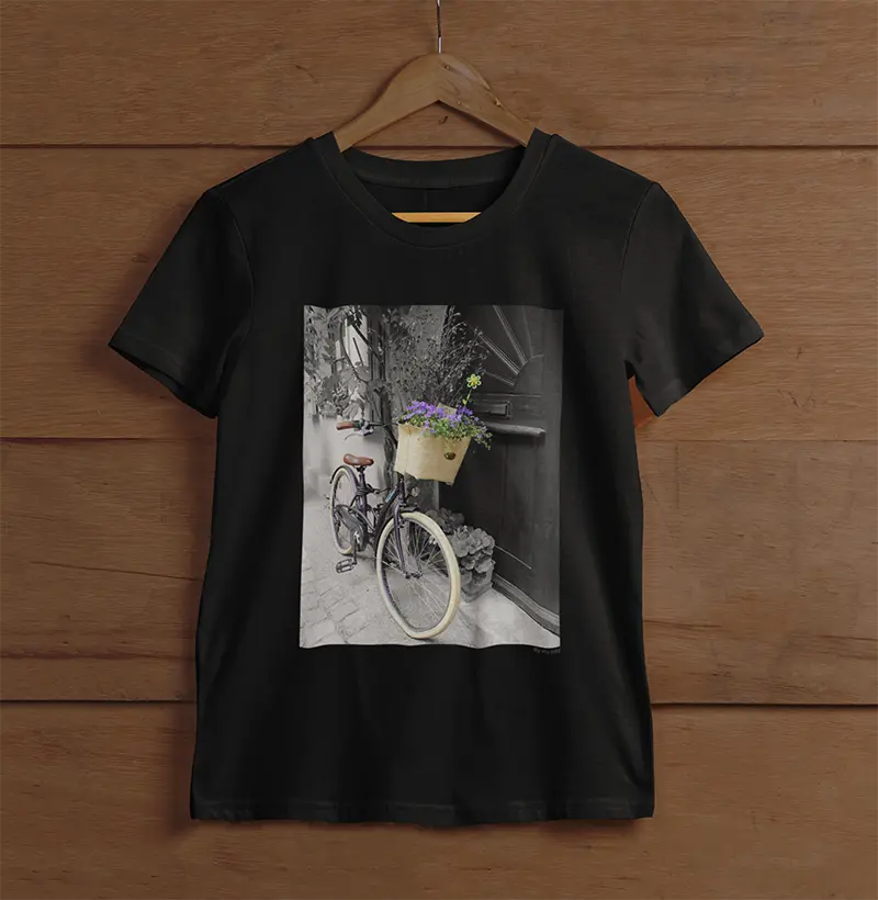 Bicicleta com flor