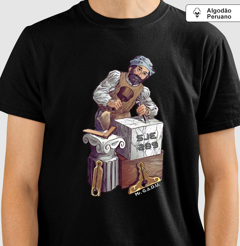Personalizada SJE 289 (Peruana) - Camiseta Trabalhando a Pedra 2 - Mr. GADU