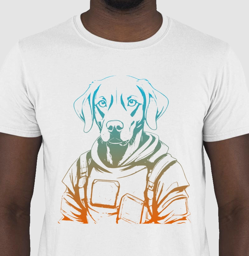 Camiseta Labrador Retriever degradê 2.0!