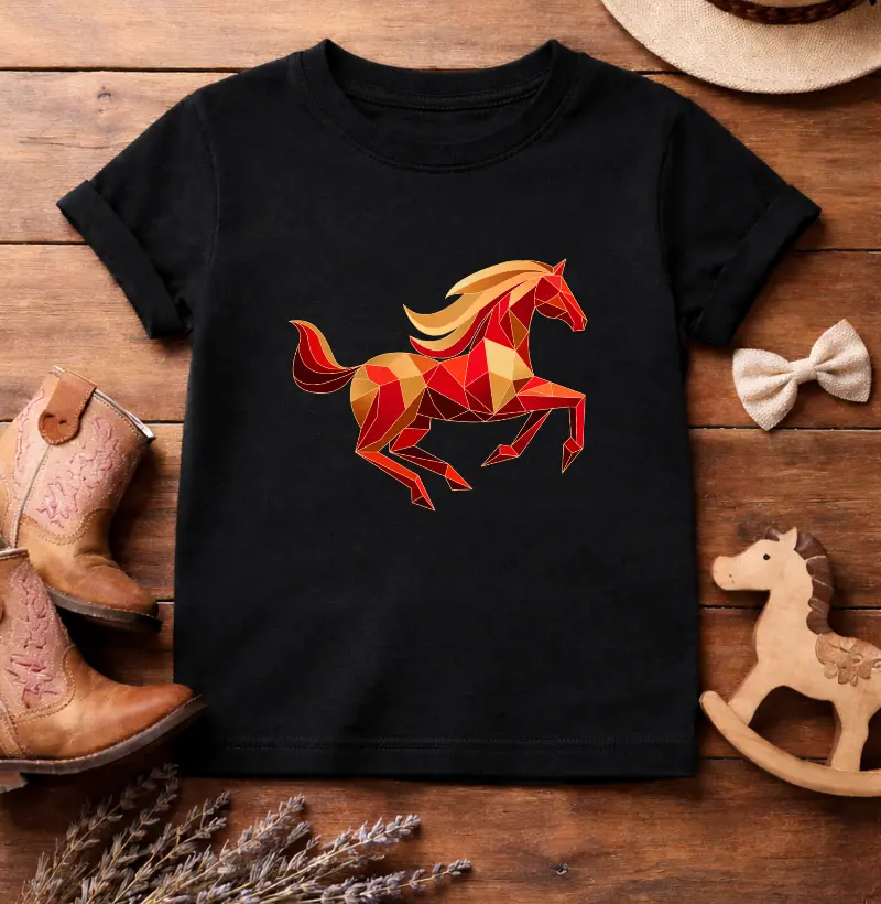 Camiseta Infantil Chama da Linhagem 100% Algodão Premium