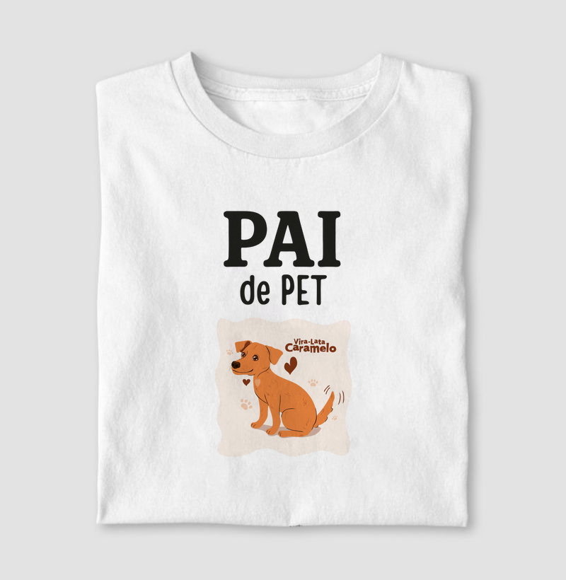 Pai de pet - viralata caramelo