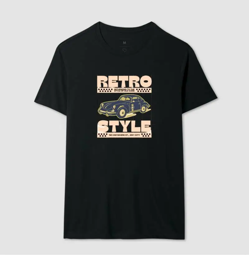 Camiseta Carro Retro Style