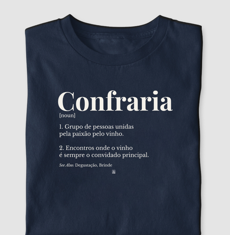 Camiseta Confraria — Wine Dictionary