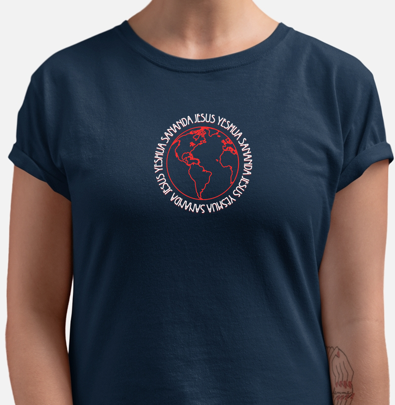 Camiseta J.Y.S. Terra Azul Marinho Feminina