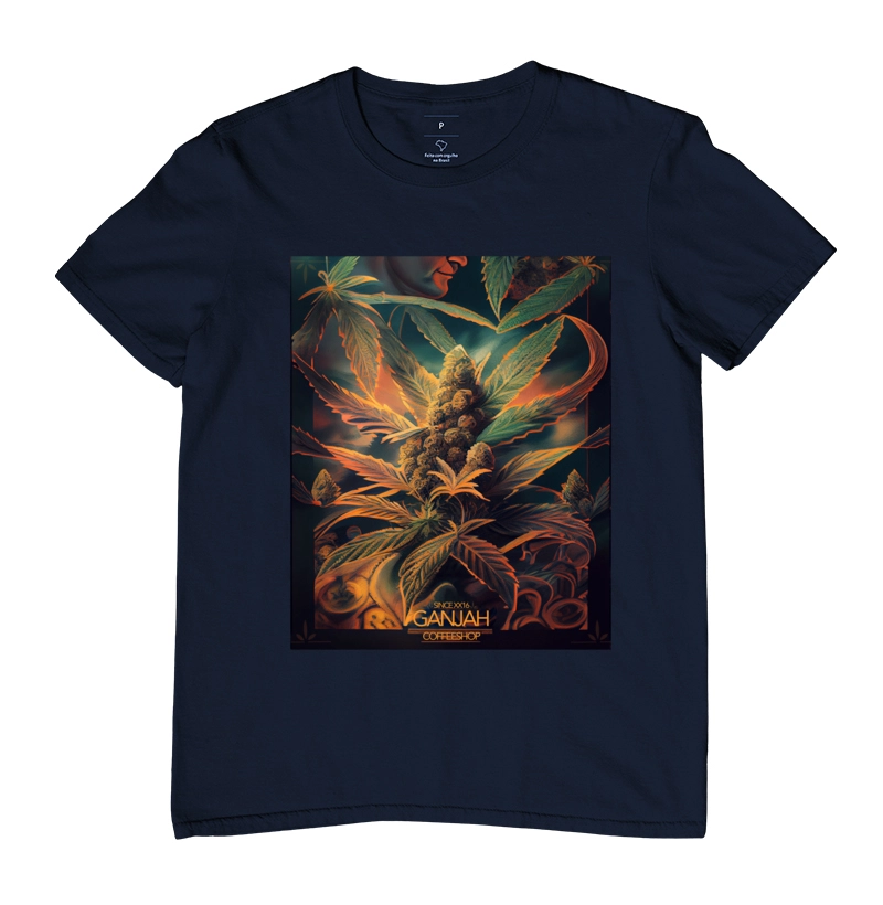 Camisa Ganjah AI Poster Cannabis Plant