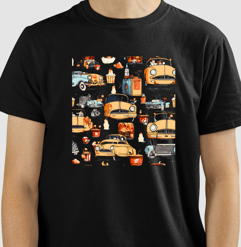 camiseta carros antigos