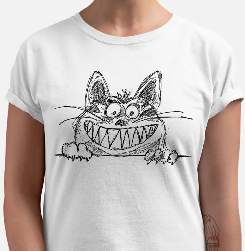 Camiseta - Gato Rabiscado