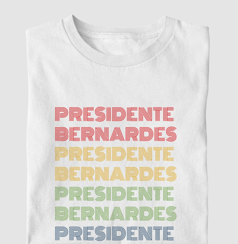 Presidente Bernardes Letreiro Retrô