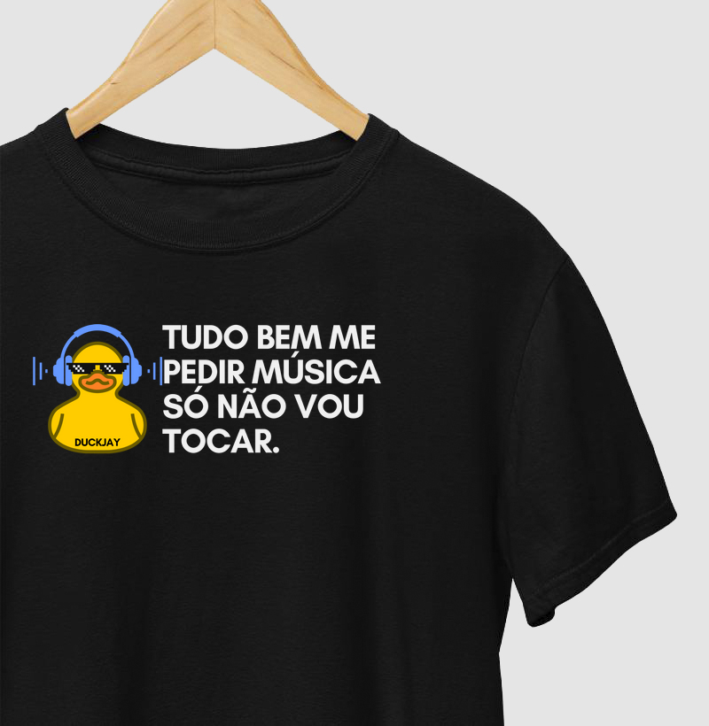 Tudo bem me pedir música, só não vou tocar!