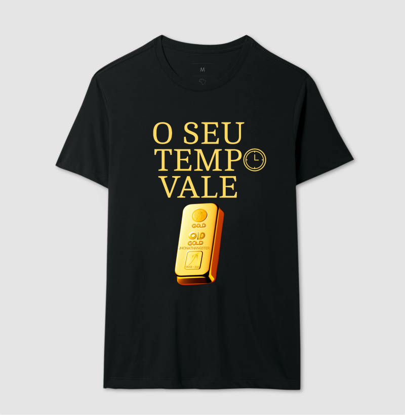 Camiseta Masculina Jhonathangster Tempo