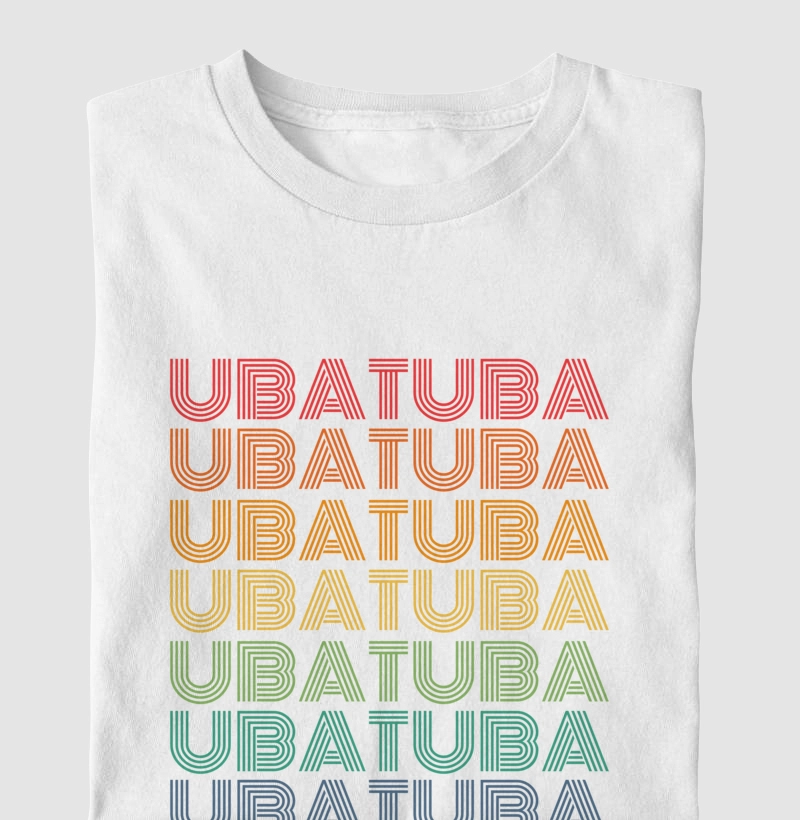 Ubatuba Letreiro Retrô