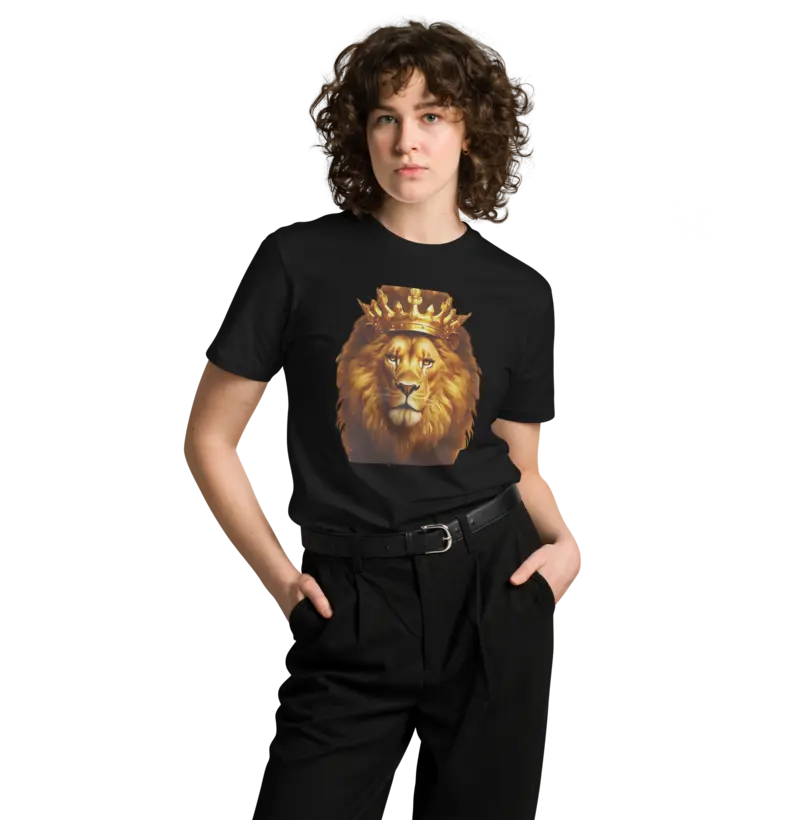 Camiseta Arquétipo Leão - Nobreza e Prosperidade!