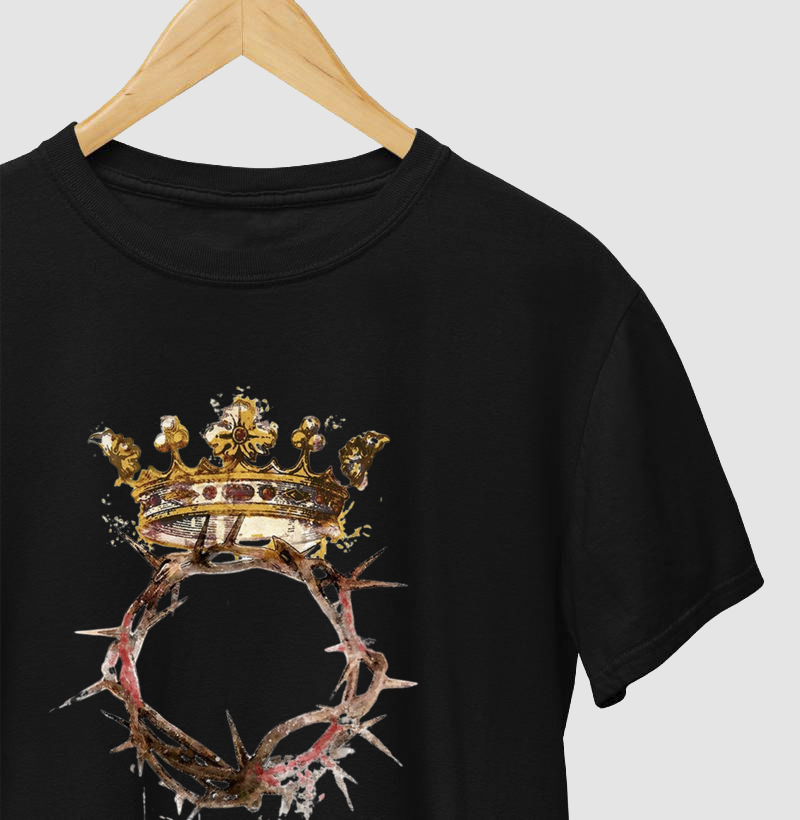 Camiseta Coroa e Coroa de Espinhos 