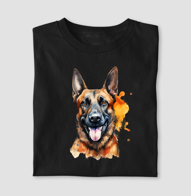 Belgian Malinois aquarela