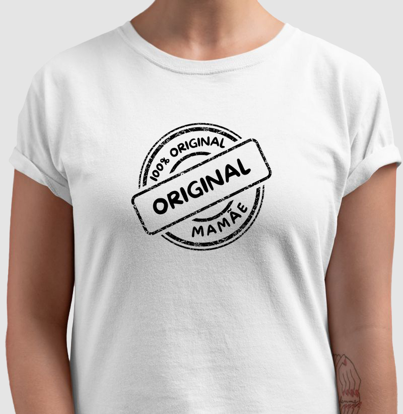 Camiseta 100% original mamãe