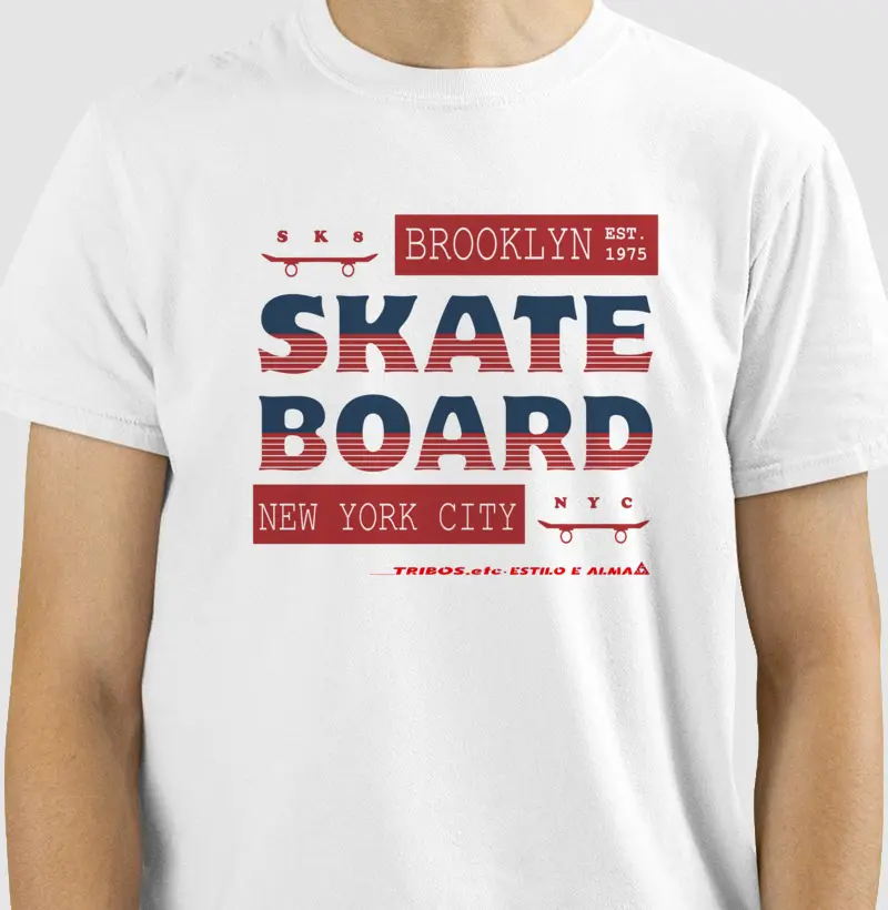 CAMISETA RESERVA.INK MASCULINA E FEMININA TRIBOS.etc ADVENTURE SKATE  BOARD