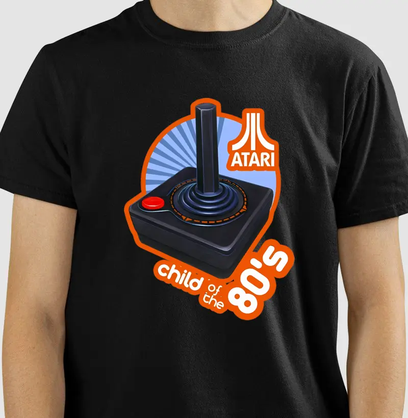 🕹️ Camiseta Atari – Child of the 80’s