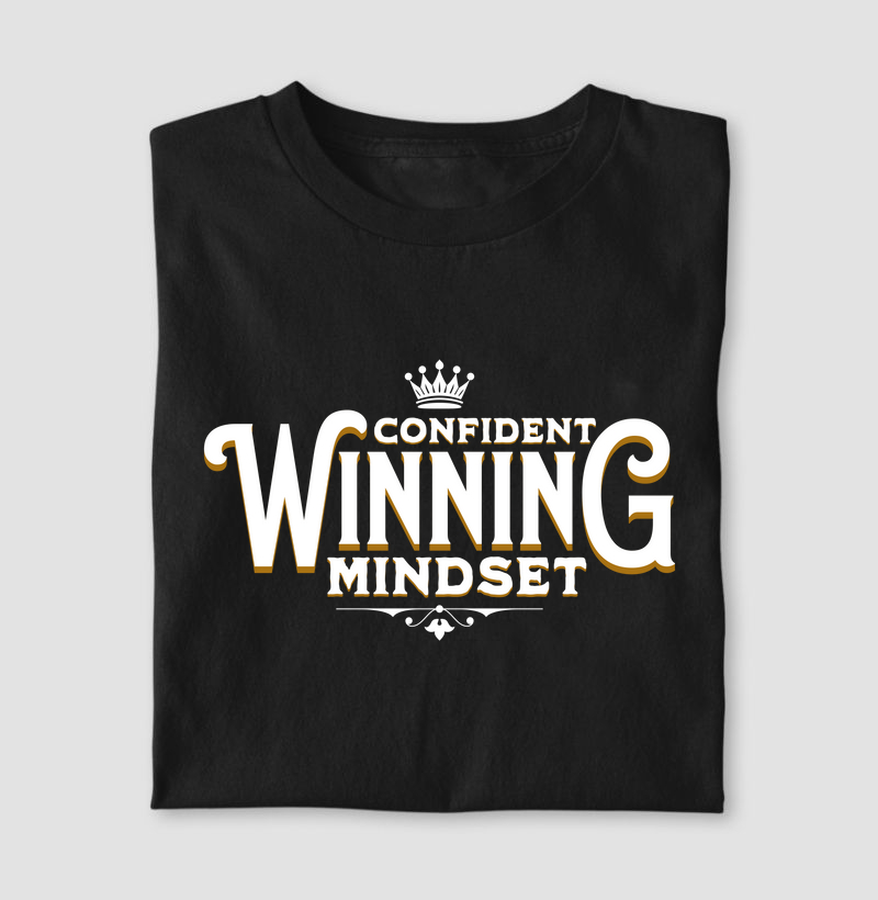Camiseta "Confident Winning Mindset"