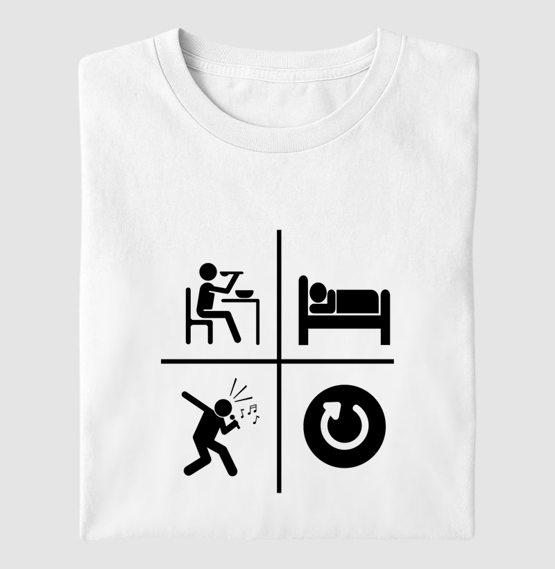 Eat, sleep, sing and repeat