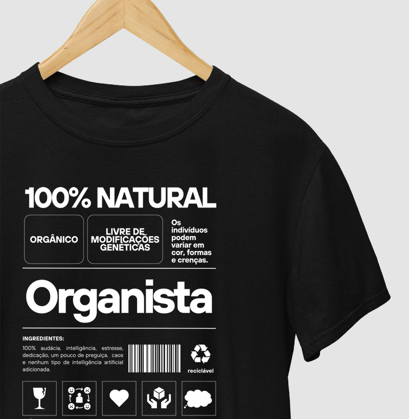 Organista Rótulo Órgão Algodão