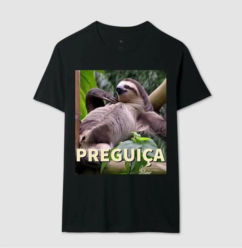 Camiseta PREGUIÇA | Fantastico Mundo da Biologia