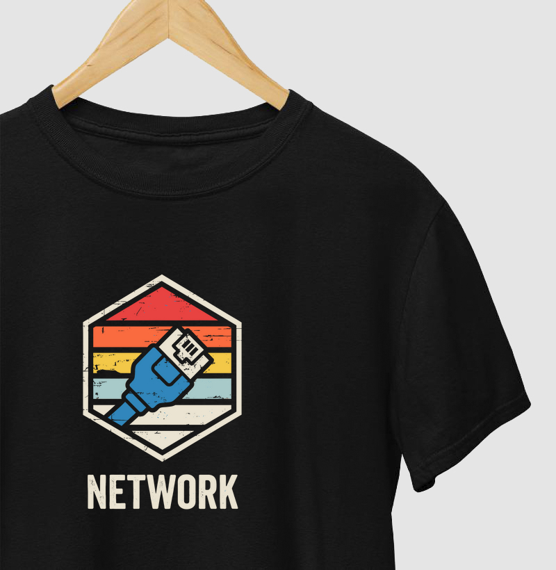 Camiseta Network Retrô (RED)