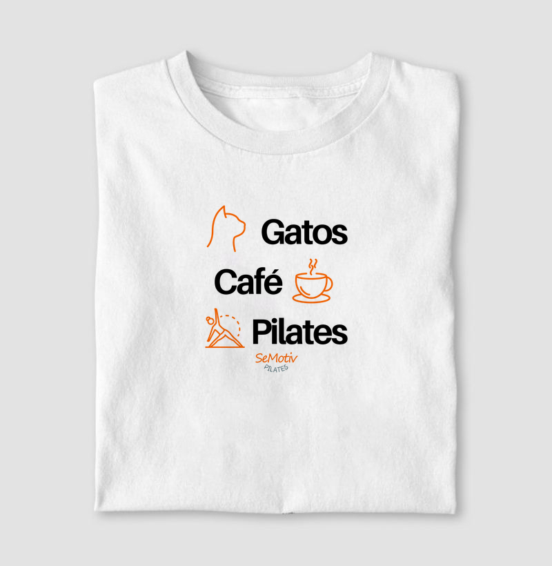 Gatos, café e pilates