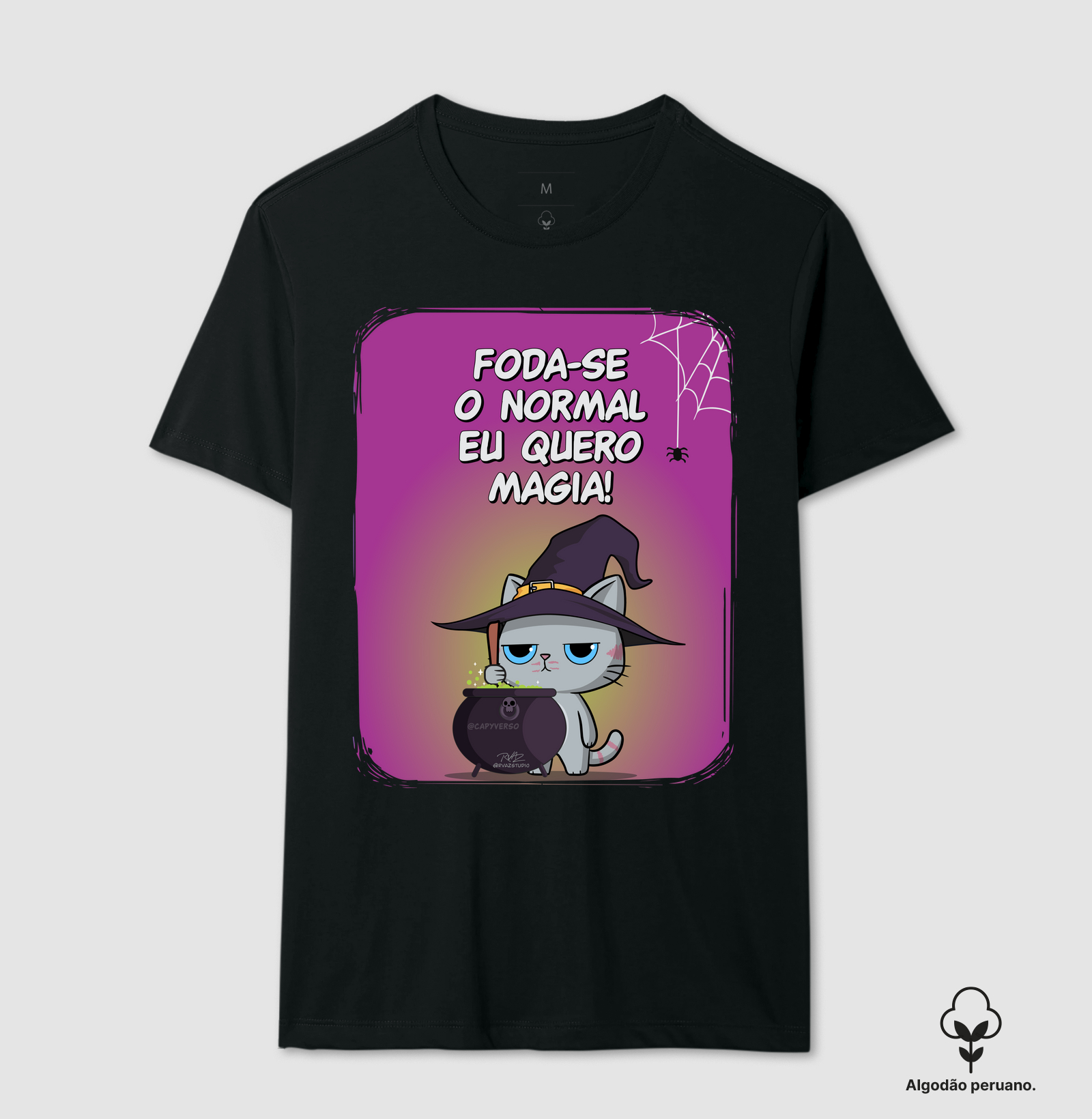 Camiseta Gato Sincero Magia