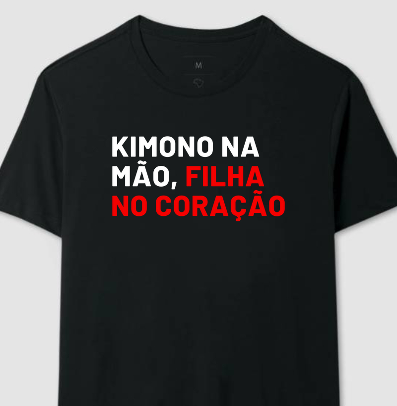 KIMONO NA MAO FILHA NO CORAÇAO