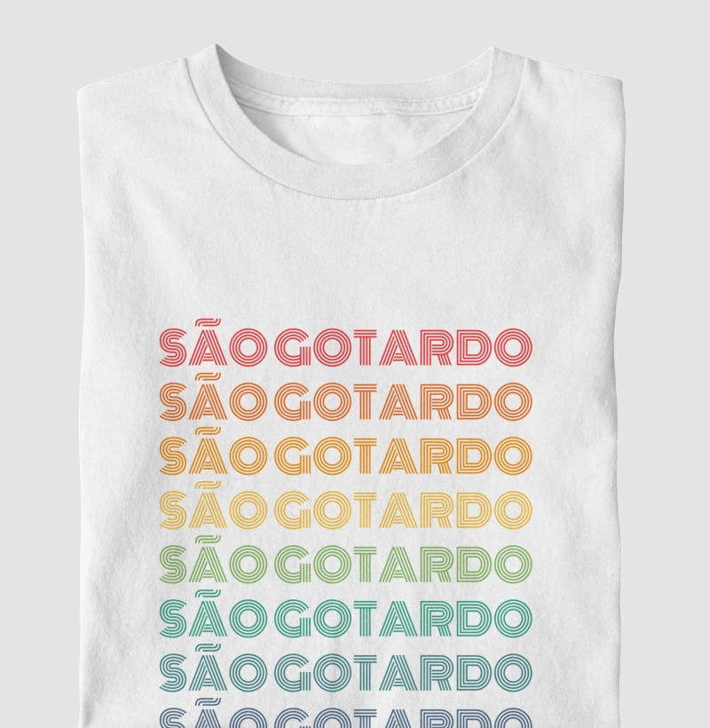 São Gotardo Letreiro Retrô