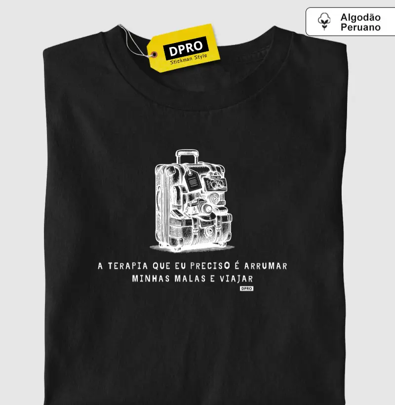 A terapia que eu preciso é arrumar as malas