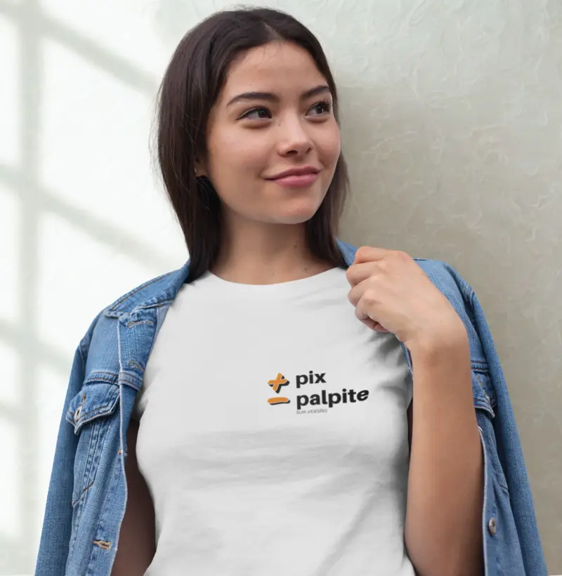 Camiseta para quem está aceitando + pix do que palpite