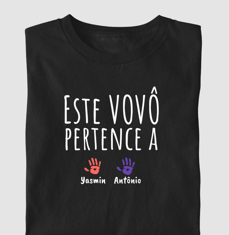 Este Vovô pertence a: Yasmin e Antônio