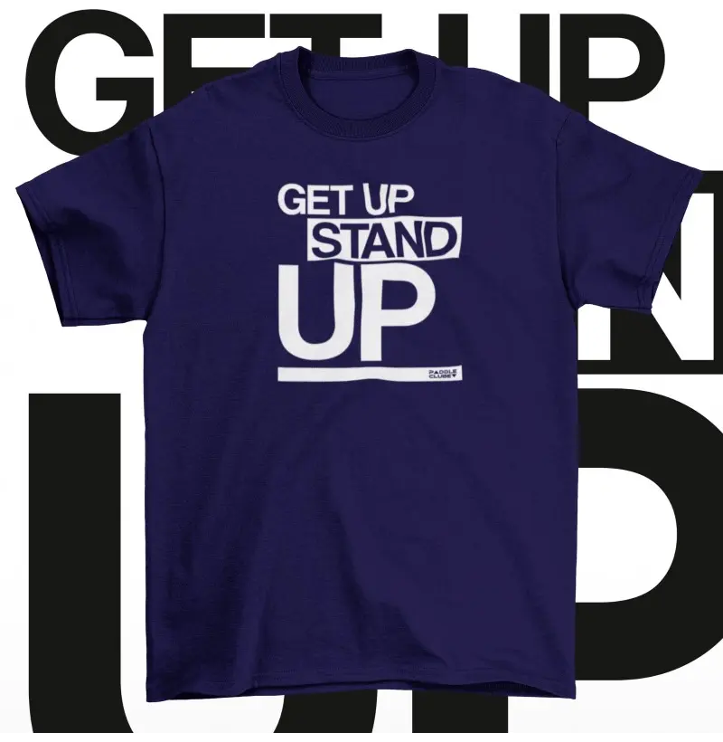 T-SHIRT masculino e feminina  - GET UP STAND UP