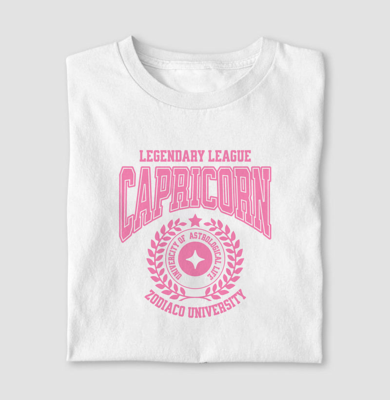 Camiseta Signos CAPRICÓRNIO - CAPRICORN LEAGUE