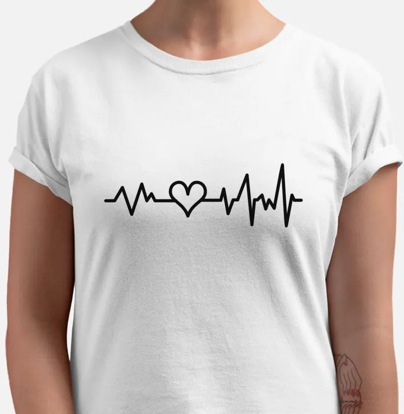 Camiseta Batimento Cardíaco