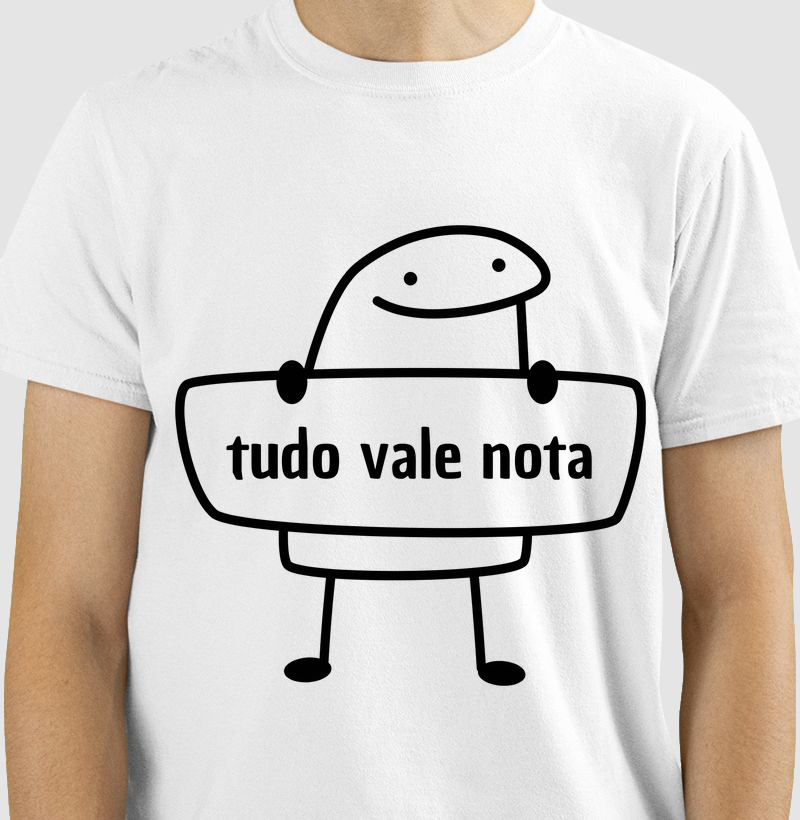 Práxis Camiseta Flork - tudo vale nota -