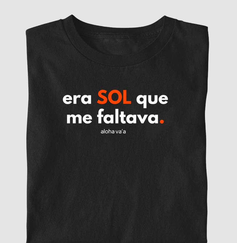 Era SOL que me faltava